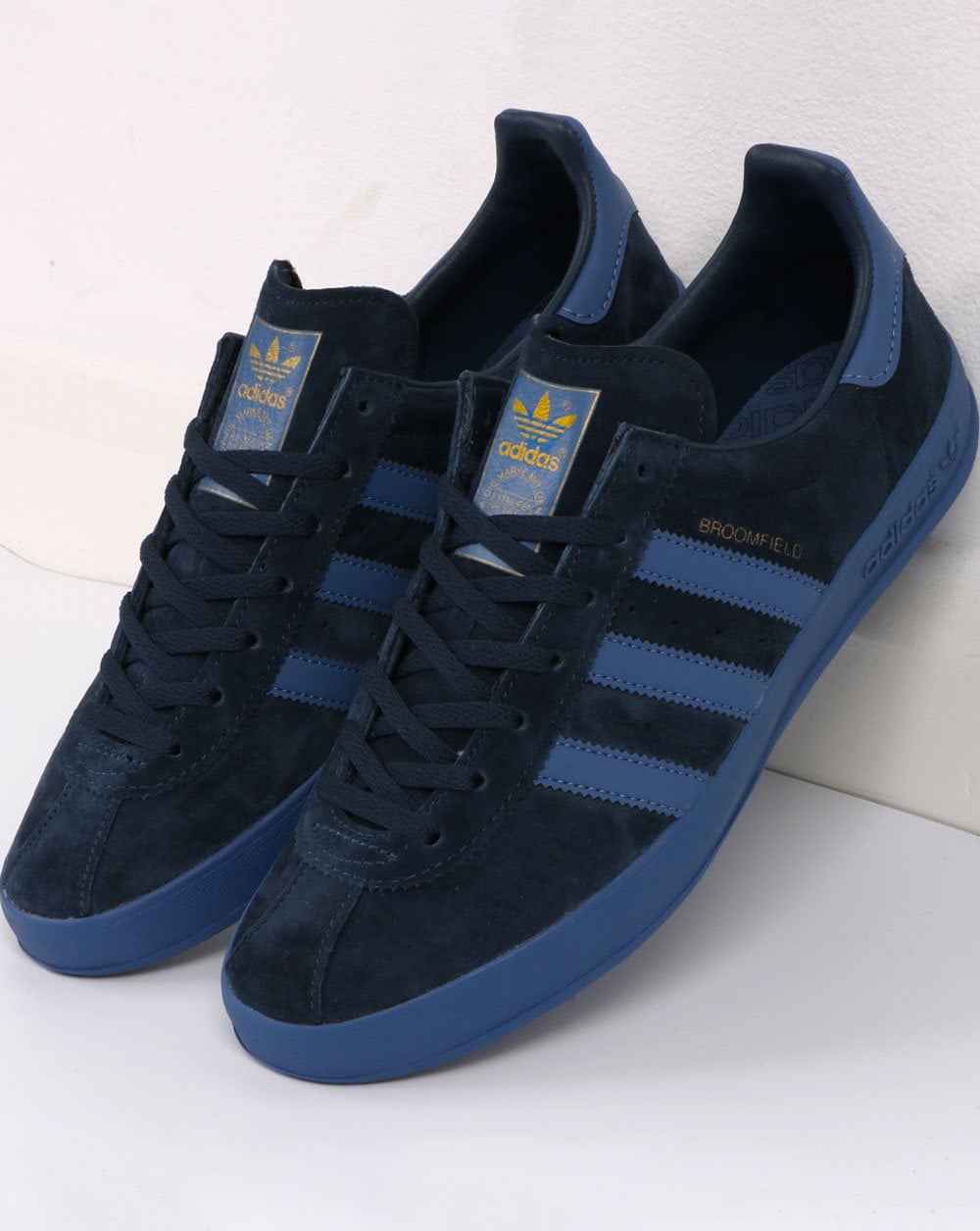 Adidas Broomfield Trainers Crew Navycrew Blue 80s Casual Classics 1652