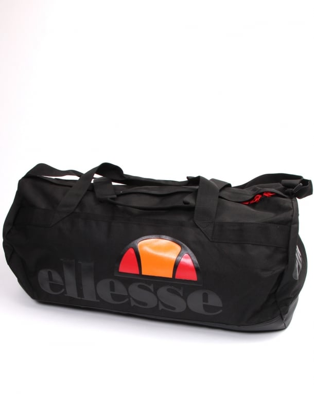 Ellesse Gallo Barrel Bag Black Mens Bag Holdall Gym Kitover Night 